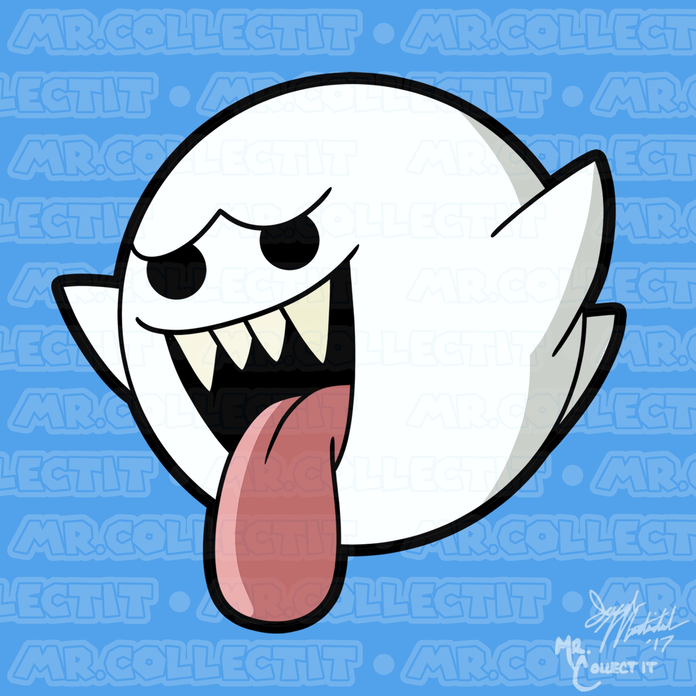 Boo Sticker - Etsy