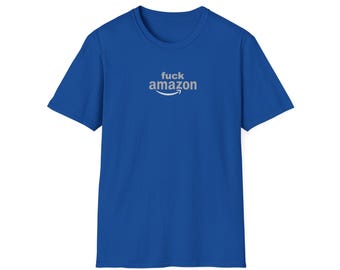 Fuck Amazon Minimalist Tee | Graphic T-Shirt