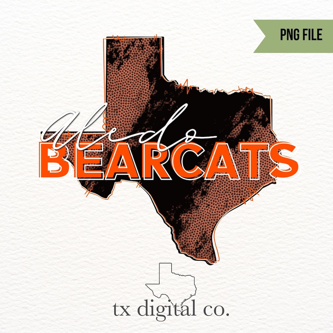Aledo Texas Bearcats Football PNG Digital Design Aledo Football Graphic ...
