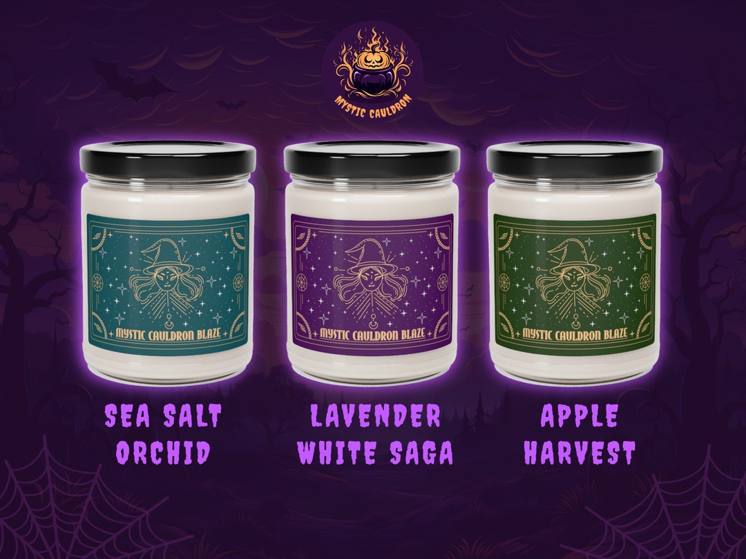 Mystic Cauldron Blaze Candle Halloween Halloween Eve Candles Etsy