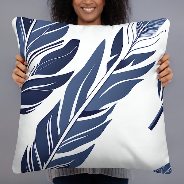 Indigo Pillow Etsy
