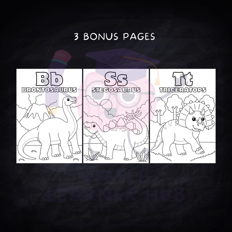 Alphabet Coloring Pages Printable, Dinosaur ABC Coloring Book, Letter ...