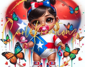 Boricua baby girl toddler