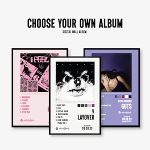 Custom Album Cover, Music Poster, Album Poster, Album, Personalized Album Print, Album Art, Digital Product, kpop album, bts