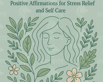 Libro para colorear imprimible para aliviar la ansiedad / Actividad de autocuidado para aliviar el estrés para todas las edades / Páginas para colorear con descarga digital