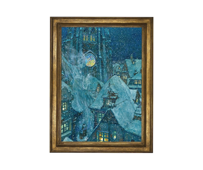 The Snow Queen Fine Art Print! Edmund Dulac 1911 Vintage Art, Witch ...