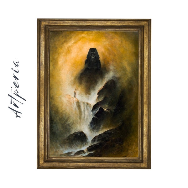 Sphinx - Druck, Fine Art, Kunstdruck, Karl Wilhelm Diefenbach, Ägypten, Gizeh  | 900374