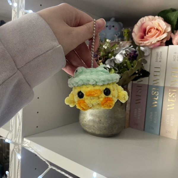 Ducky Duck Duck | Duck | Frog | Cute | Keychain | Crochet | Decoration | Amigurumi