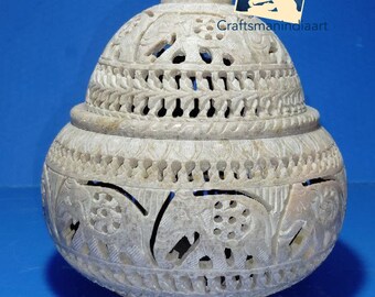 Luxury Candle Holder And Candle Stand 6&#39;&#39;Handmade Carving Work Home Decor Tea Light stand Christmas Candle Happy New Year For Gift Etsy.com