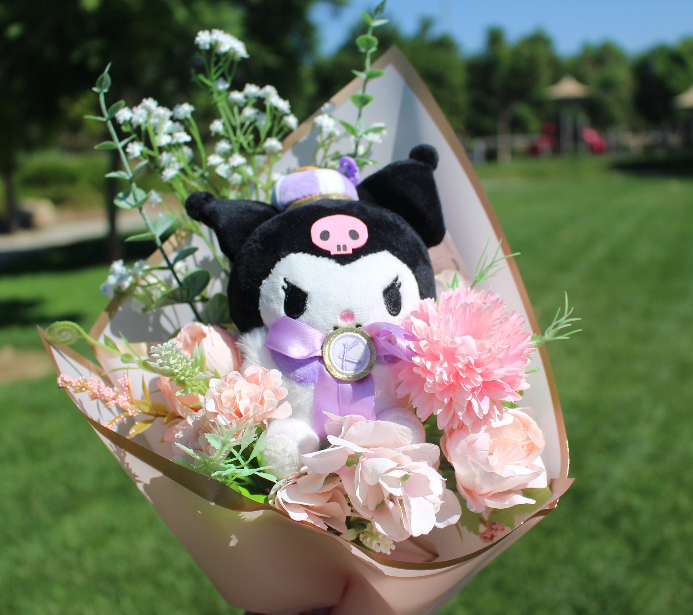 Sanrio Kuromi Bouquet Sanrio Crown Series Sanrio Sanrio Etsy