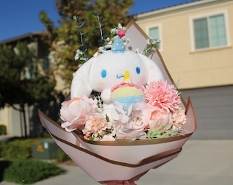 Sanrio Cinnamoroll Bouquet, Sanrio Birthday Series, Sanrio, Sanrio Plush, Sanrio Gifts, Kawaii Sanrio, Sanrio Plushies, Sanrio Birthday Gift