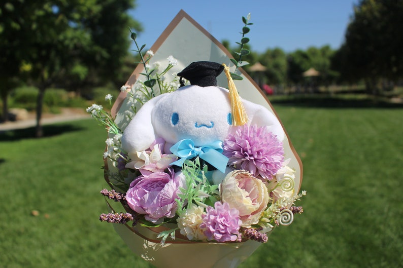 Sanrio Cinnamoroll Bouquet, Sanrio Graduation Series, Sanrio, Sanrio Plush, Sanrio Graduation Gifts, Kawaii Sanrio,Sanrio Graduation Bouquet image 5