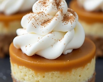 Mini Pumpkin Cheesecake Bites Recipe: Instant PDF Download