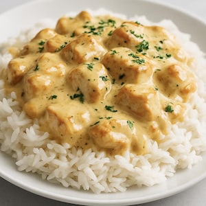 Creamy Smothered Chicken and Rice Recipe: Easy Family Meal (PDF Download)