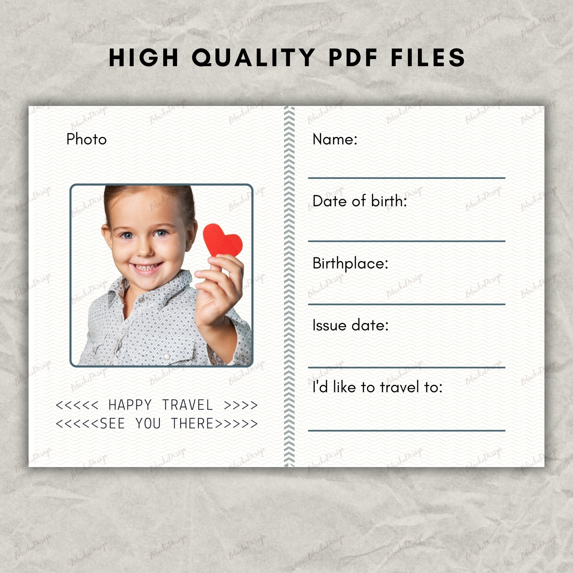 Printable US Passport For Kids Build Passport Kids Basic Passport Printable us passport for kids build passport kids basic passport