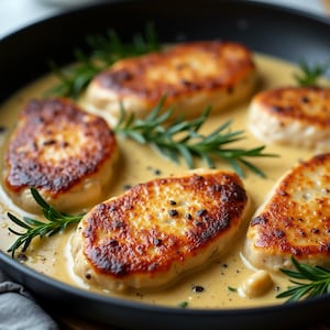 Creamy Rosemary Dijon Chicken Recipe (Instant PDF Download)