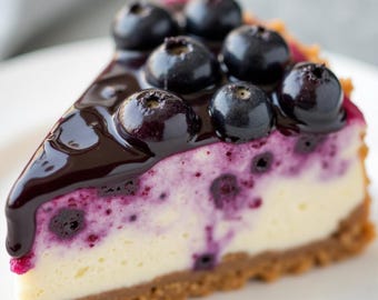 Receta de tarta de queso con arándanos: Guía fácil de postres (Descarga PDF)