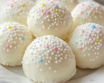 Snowball Cookies Recipe: Sweetened Condensed Milk (Instant PDF Download)