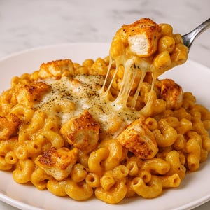 One Pot Chicken Parmesan Mac Recipe: Easy Dinner (Instant PDF Download)