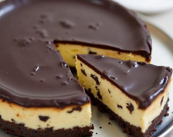 Stracciatella Käsekuchen Rezept: Einfaches Dessert (Instant PDF Download)