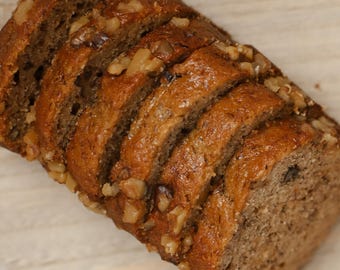 Banana Bread Recipe | Easy Family Baking, Nut Version (Instant PDF Download)