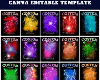 40 Custom Bootleg Rap Tee Templates: DIY Photo Shirt Design (Canva Editable)