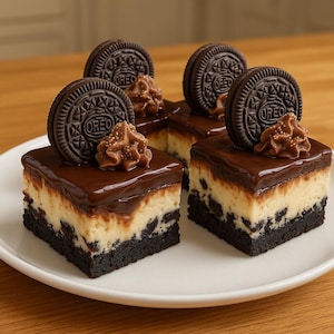 BEST RECIPE For No-Bake Oreo Cheesecake Bars, Instant PDF Download, family recipe book, Easy recipe