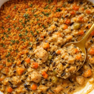 Chicken Wild Rice Casserole Recipe: Easy Comfort Food (PDF Download)