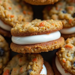 Carrot Cake Cookies Recipe: Classic Dessert with Cream Cheese Frosting (PDF Download)