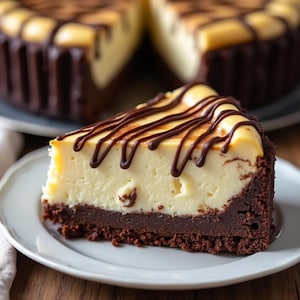 Brownie Bottom Cheesecake Recipe: Easy Dessert (Instant PDF Download)