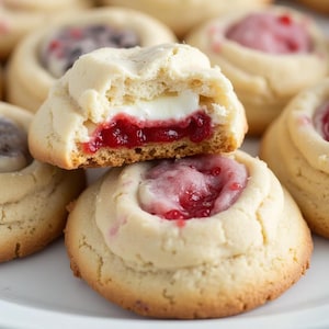 Strawberry Cheesecake Stuffed Cookies Recipe (Instant PDF Download)