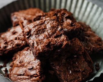 Receta de brownie masticable: postre familiar clásico (descarga instantánea en PDF)