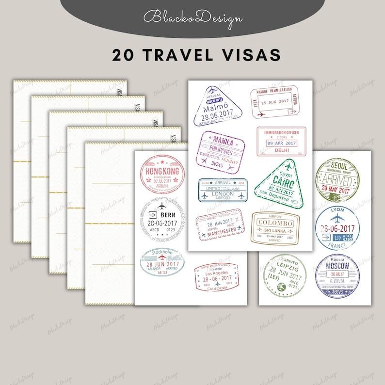 Editable US Passport for Kids Printable Passport Craft Instant Download ...