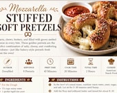 Mozzarella Stuffed Soft Pretzel Recipe: Family Cookbook (PDF Download)