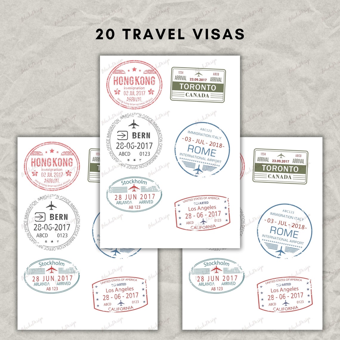 Printable US Passport for Kids - Build Passport Kids - Basic Passport Kids - Design a Passport ...