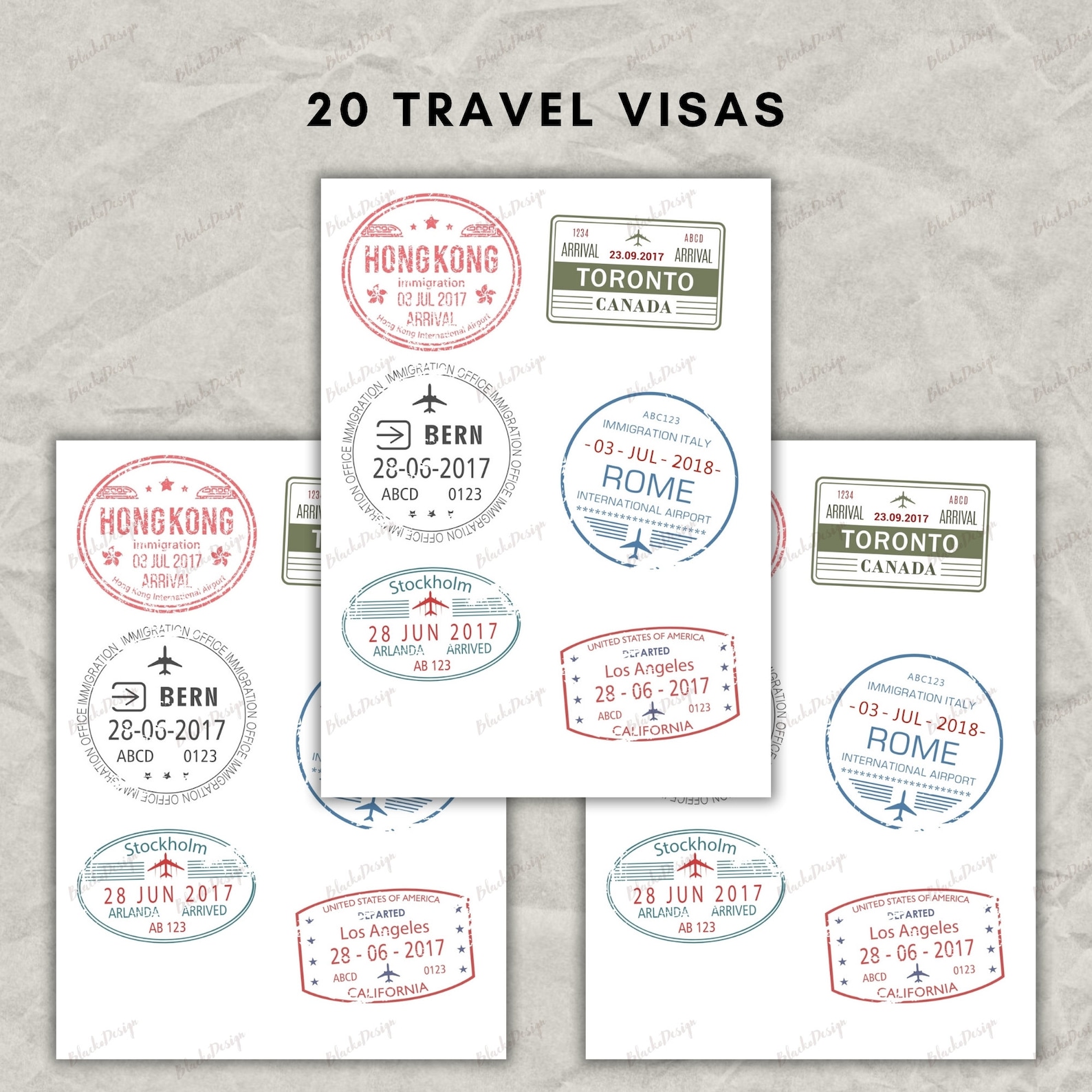Printable US Passport for Kids - Build Passport Kids - Basic Passport Kids - Design a Passport ...