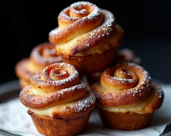 Pumpkin Cruffin Recipe: Easy Family Baking (Instant PDF Download)