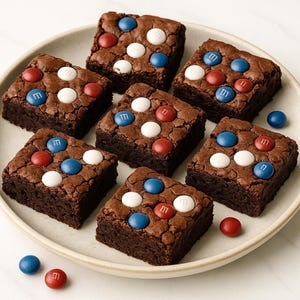 Red Velvet 4th of July Brownies Recipe: Easy Family Dessert (PDF Download)