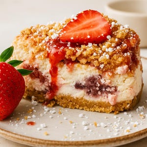 Strawberry Cheesecake Bars, Instant PDF Download, family recipe book, Easy recipe