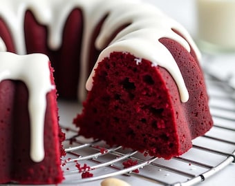 Red Velvet Bundt Cake Recipe: Ultra Moist Family Dessert (PDF Download)