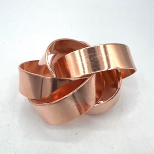Pure Raw Genuine Copper Cuff Bracelet Blanks -Ready-to-Wear or DIY Stamping