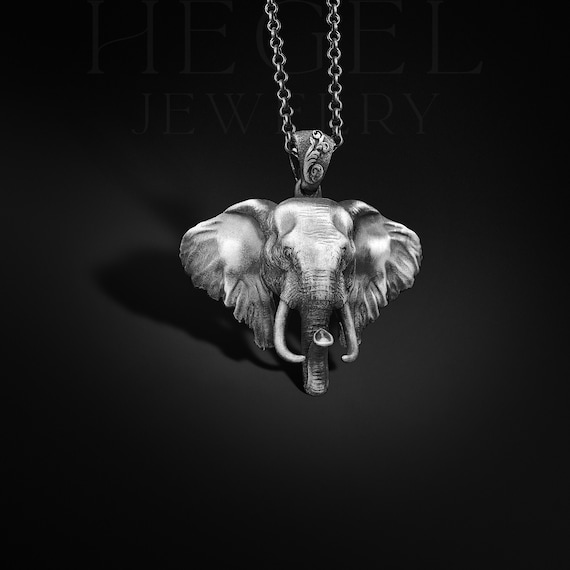 Elephant Head Charm Sterling Silver Elephant Head Charm Sterling Silver