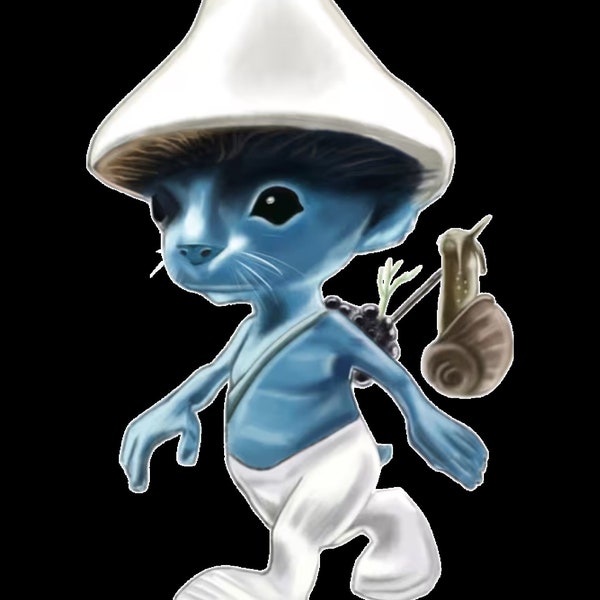 Smurf kat SVG, trending Cat PNG, we leven, we houden van, we liegen, tiktok, meme voor shirt, smurfcat, sublimatie ontwerp