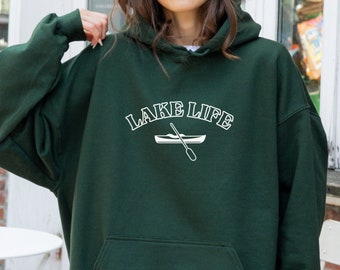 Lake Life Sweatshirt, Lake Hoodie, On The Lake Hoodie, Lake Gift, Travel Lover Outfit, Gift For Adventurer, Camper Clothing, Camper Apparel