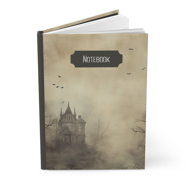 Hardcover Journal, Lined Journal or Notebook, Spooky Notebook, Everyday Journal, Diary for Her, Halloween Notebook, Spooky Lover Diary image 3