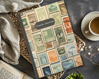 Hardcover Journal, Lined Travel Journal or Notebook, Travel Notebook, Everyday Journal, Diary for Her, Travel Lover Gift, Lined Travel Diary