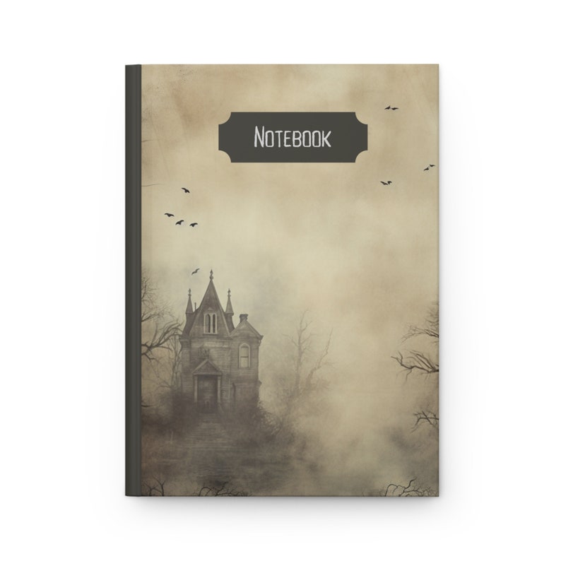 Hardcover Journal, Lined Journal or Notebook, Spooky Notebook, Everyday Journal, Diary for Her, Halloween Notebook, Spooky Lover Diary image 5