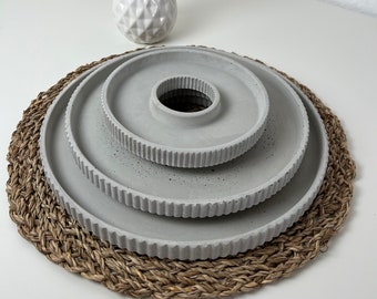 Concrete Tray Decorative Plate | Decorative Bowl | Decorative Tray