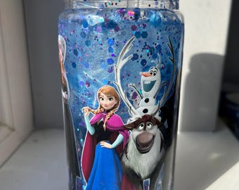 Handmade Frozen Lava Drip Tumbler 16oz - Unique Reusable Design