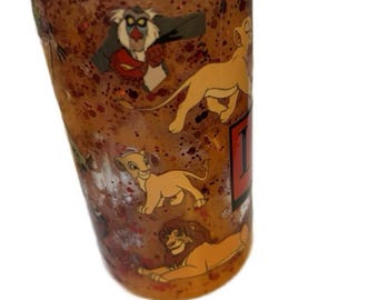 Lava drip tumbler- lion king - handmade in N.I.